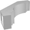 Ekena Millwork 3-in. W x 10-in. D x 10-in. H Pescadero Architectural Grade PVC Knee Brace BRCP03X10X10PEC - alternate 5